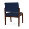 Lesro Lenox Armless Guest Chair, 22.5 in W 26 in L 31.5 in H LW1102 - alternate 2